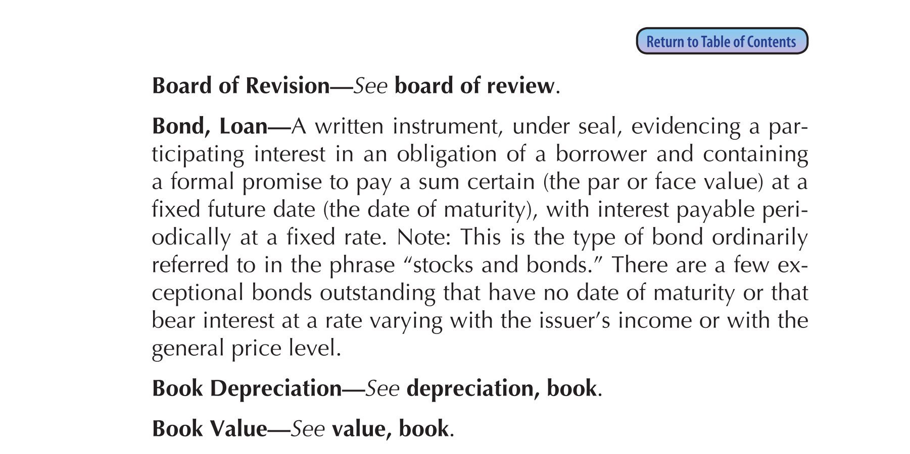 Glossary For Property Appraisal And Assessment, Second Edition