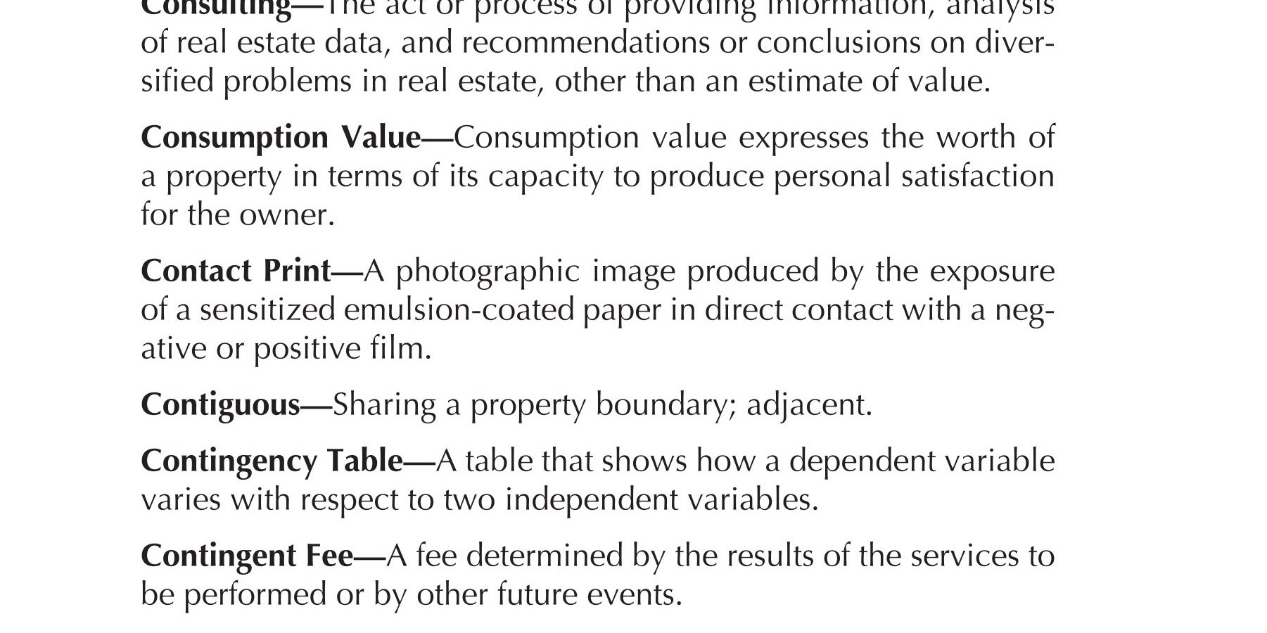 Glossary For Property Appraisal And Assessment, Second Edition