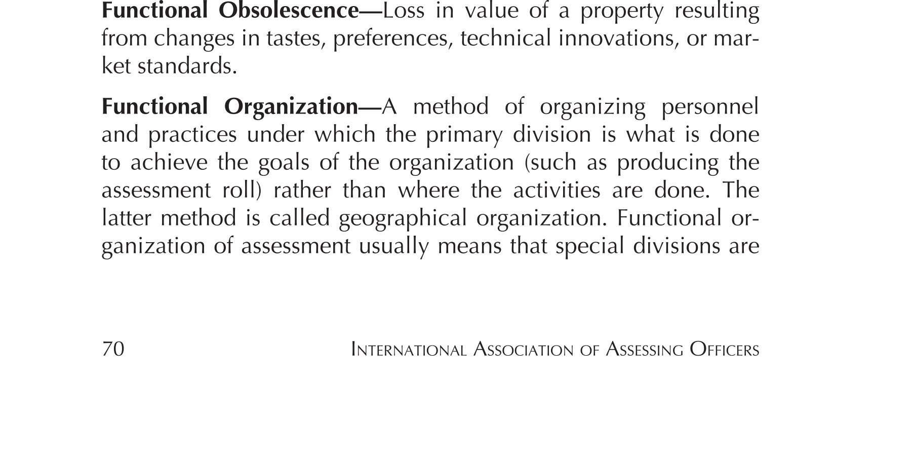 Glossary For Property Appraisal And Assessment, Second Edition